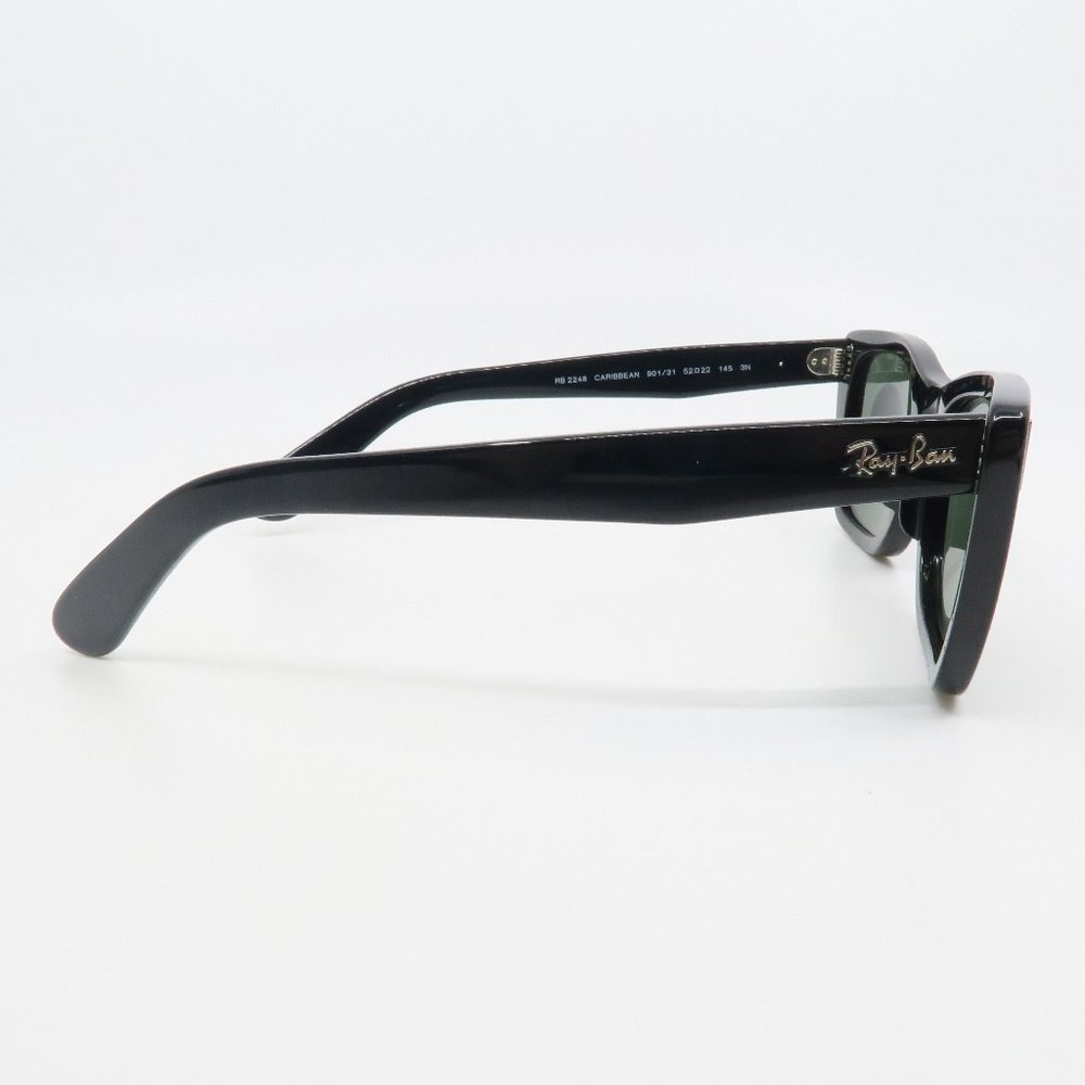 RB 2248 901/31 Ray-Ban Black Caribbean Sunglasses - Picture 4 of 5
